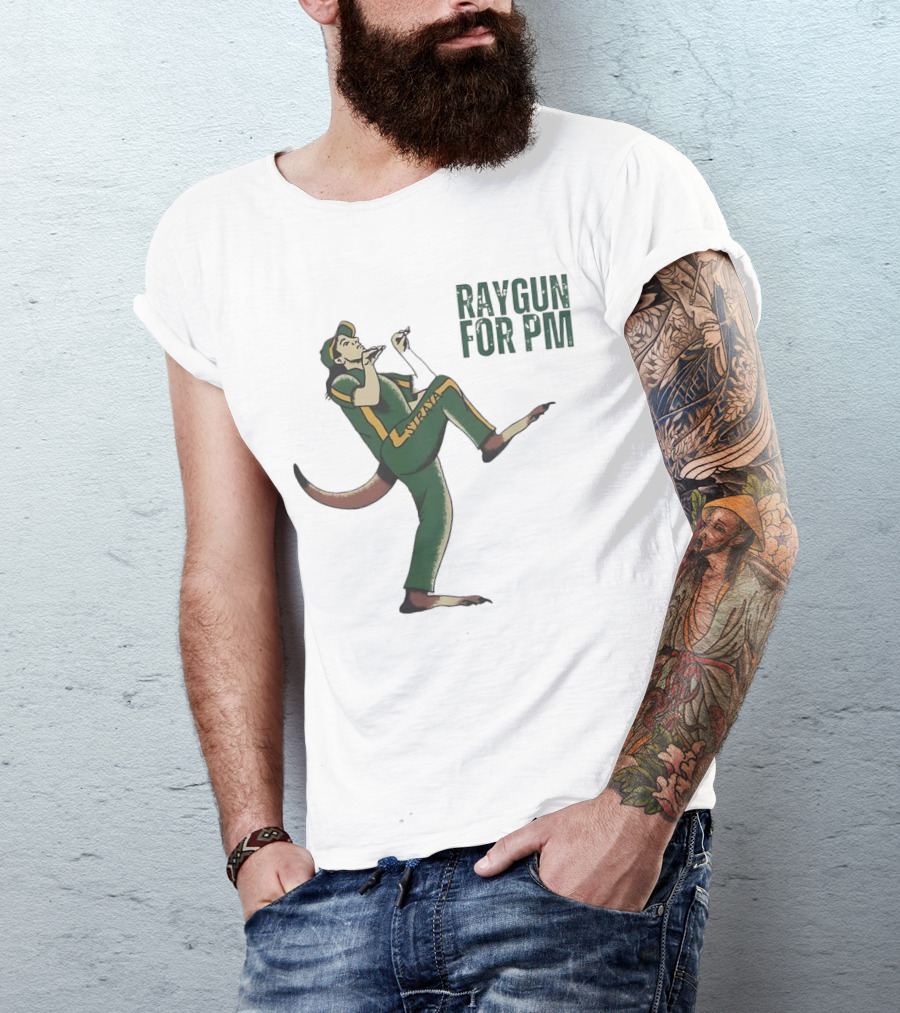 RAYGUN FOR PM Cricketer Playing Instrument T-Shirt