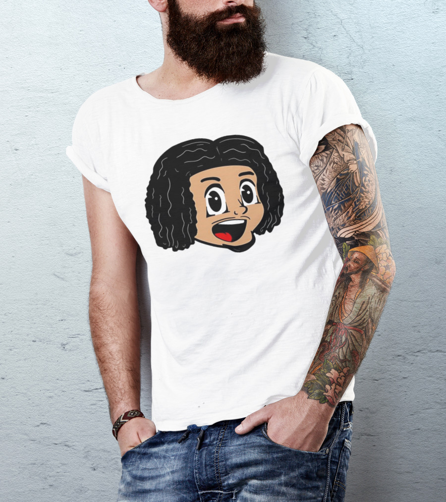 Cookiee Wright Cartoon Face Expression T-Shirt