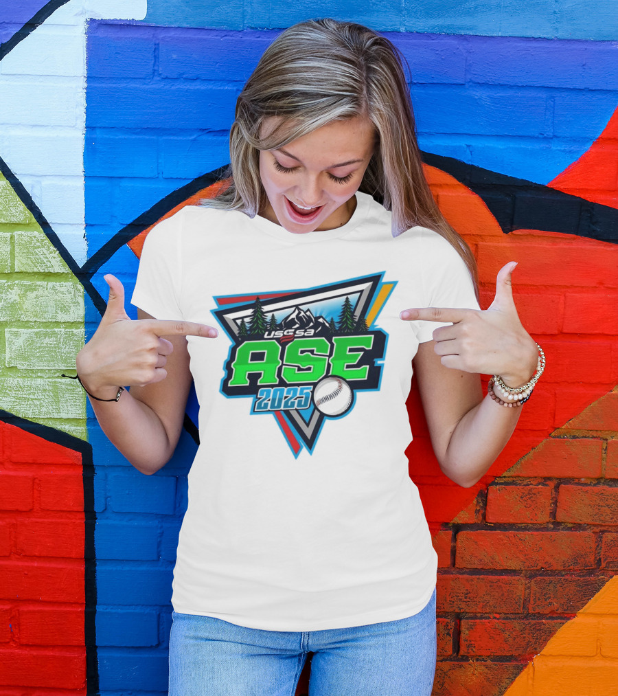 USSSA Arkansas ASE 2025 Baseball Mountains T-Shirt