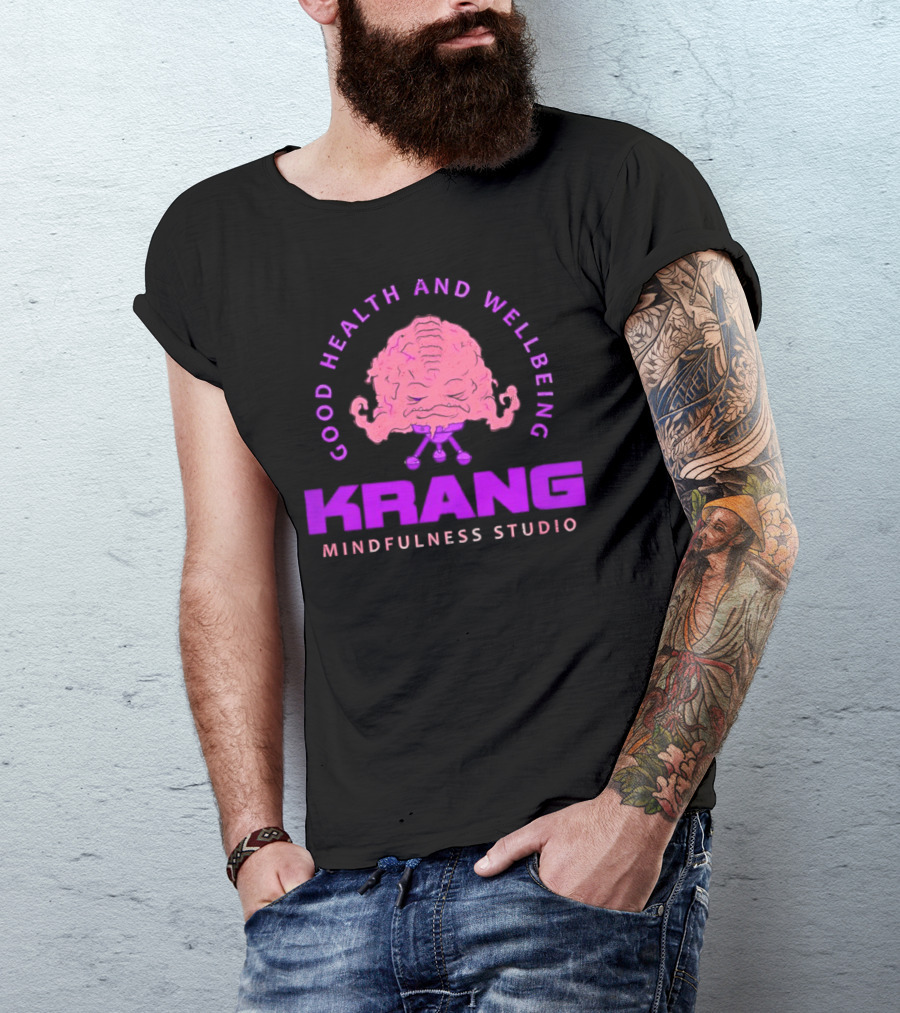 Good Health And Wellbeing Krang Mindfulness Studio Teenage Mutant Ninja Turtles T-Shirt