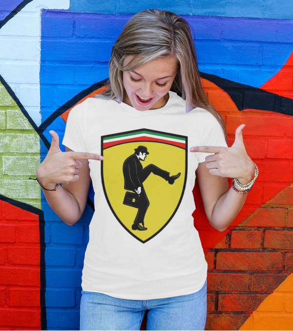 Ministry Of Silly Walks Monty Python Ferrari T-Shirt