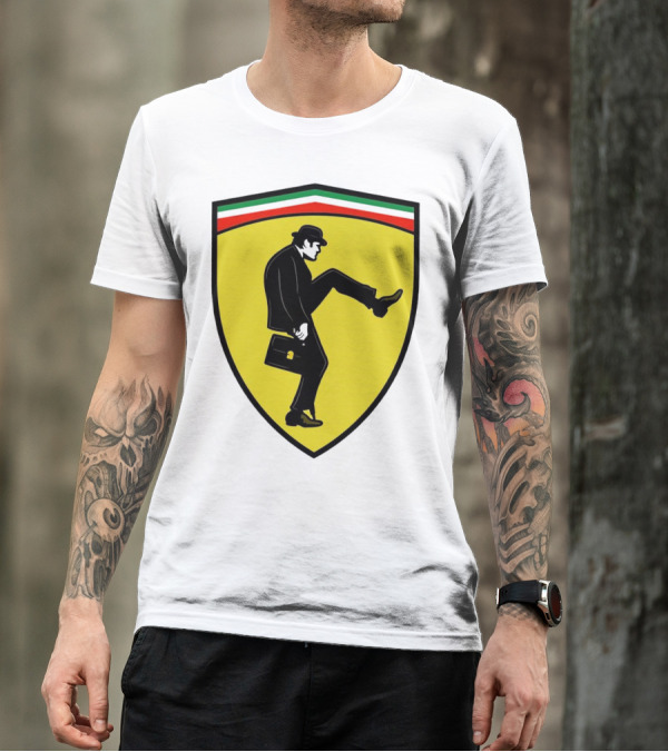 Ministry Of Silly Walks Monty Python Ferrari T-Shirt