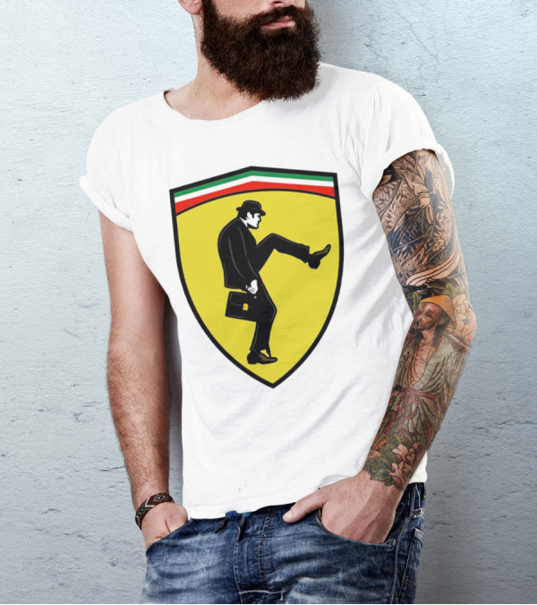 Ministry Of Silly Walks Monty Python Ferrari T-Shirt