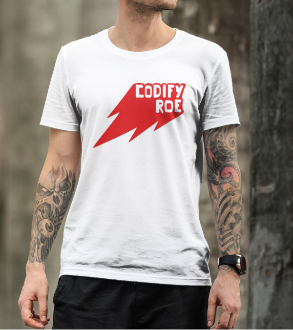 Codify Roe Red Lightning Bolt T-Shirt