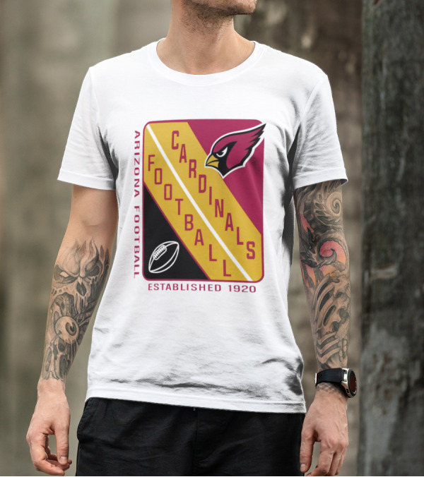 Arizona Cardinals Football Established 1920 Starter Shield T-Shirt
