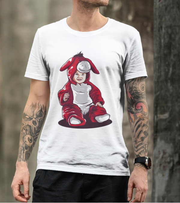 Baby Wear Horse Clothes In Red Costume T-Shirt