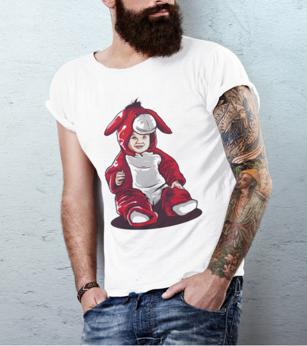 Baby Wear Horse Clothes In Red Costume T-Shirt