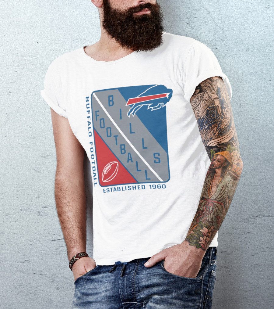 Buffalo Bills Football Established 1960 Shield T-Shirt
