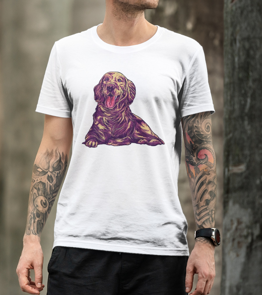 Golden Retriever Cute Dog T-Shirt