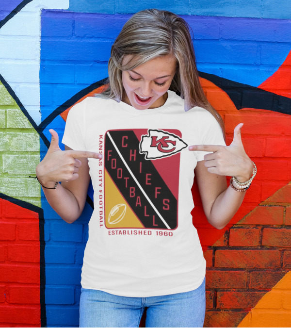 Kansas City Chiefs Football Established 1960 KC T-Shirt