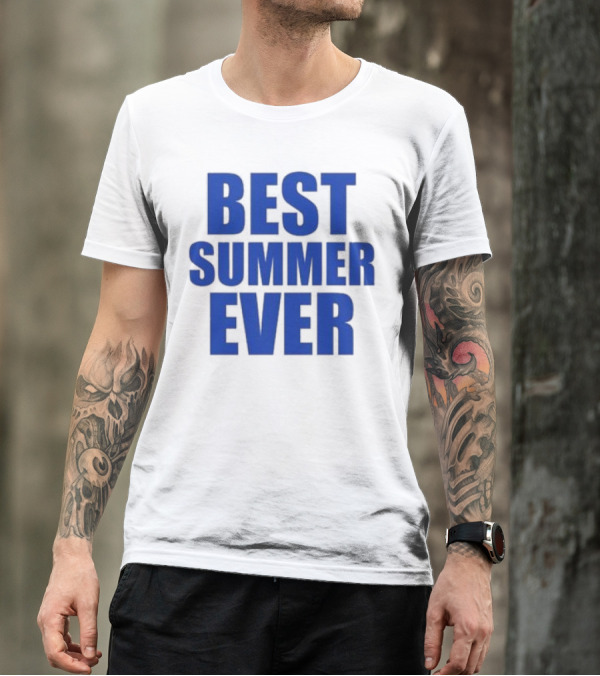 Best Summer Ever Natalie King Wearing Best Summer T-Shirt