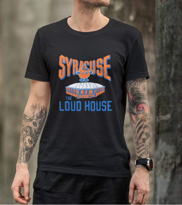 Syracuse Orange Otto The Mascot Loud House Stadium T-Shirt