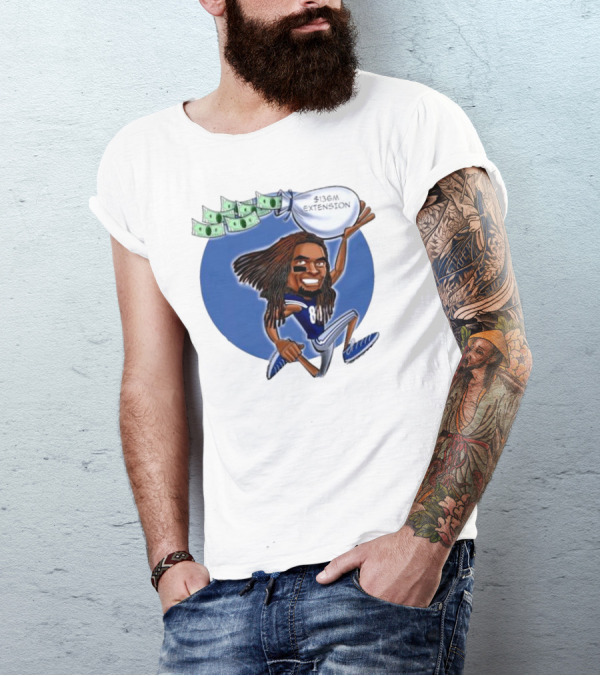 Ceedee Lamb Dallas Cowboys $136M Extension Cartoon T-Shirt