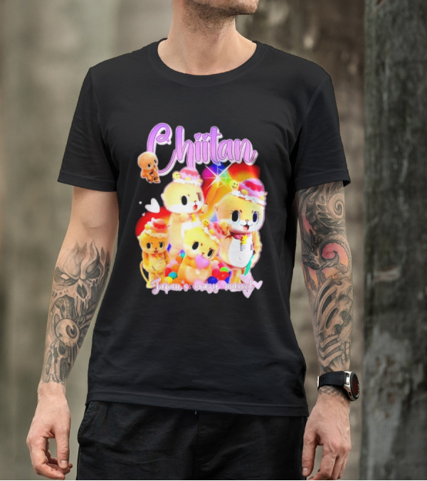 Chiitan Japan's Crazy Mascot Hinged Tweets T-Shirt
