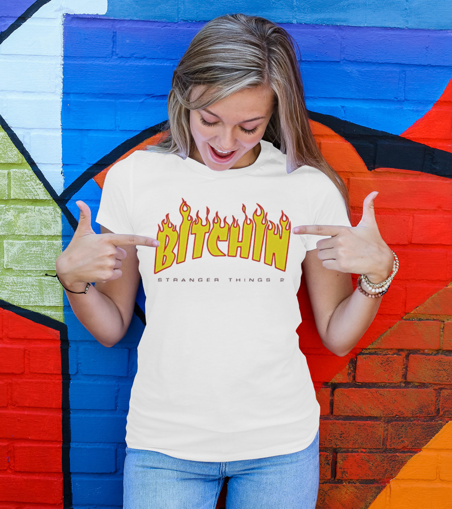 Bitchin Stranger Things 2 Flame T-Shirt