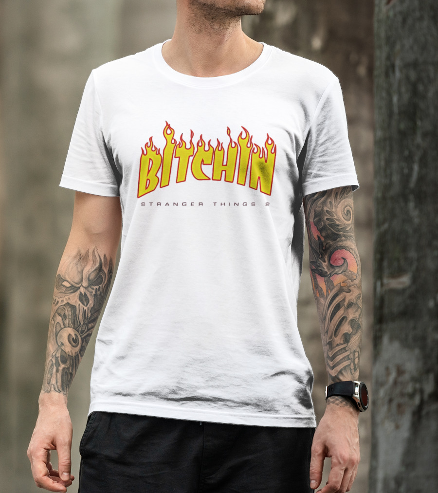 Bitchin Stranger Things 2 Flame T-Shirt