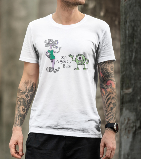 Mike Celia Oh Googly Bear Monsters Inc Characters T-Shirt