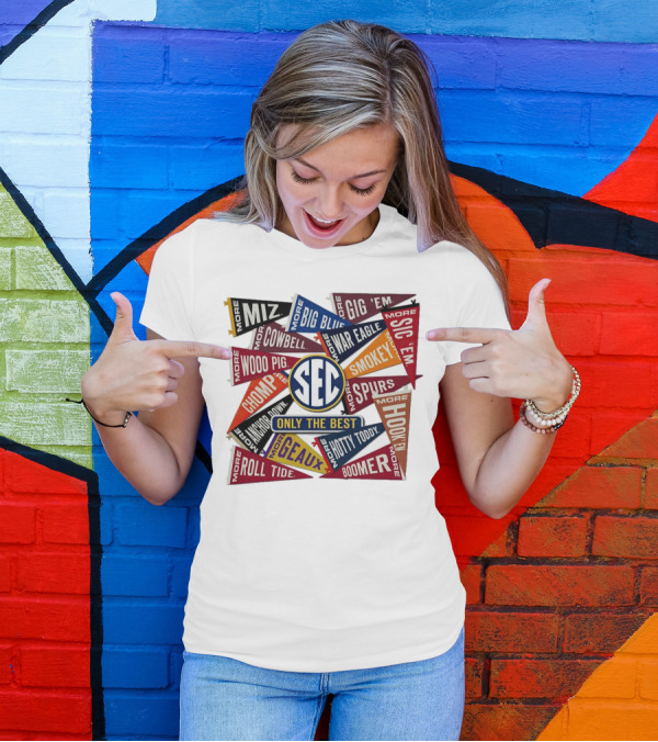 SEC Only The Best Mizzou Tigers More Pennants T-Shirt