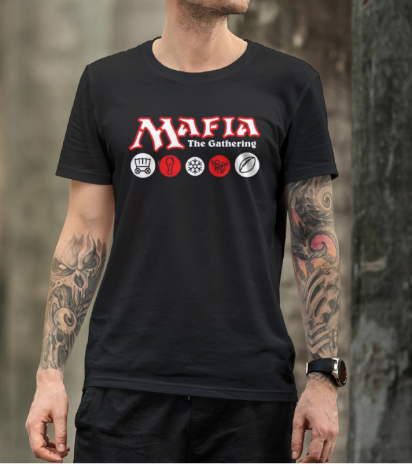 Mafia The Gathering Wagon Foot Ice Football Rugby T-Shirt