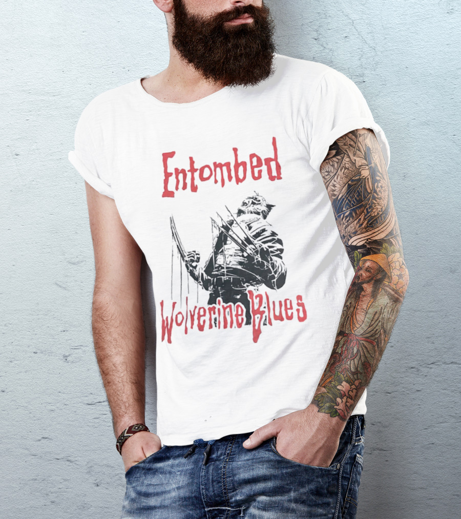 Entombed Wolverine Blues Album Cover T-Shirt