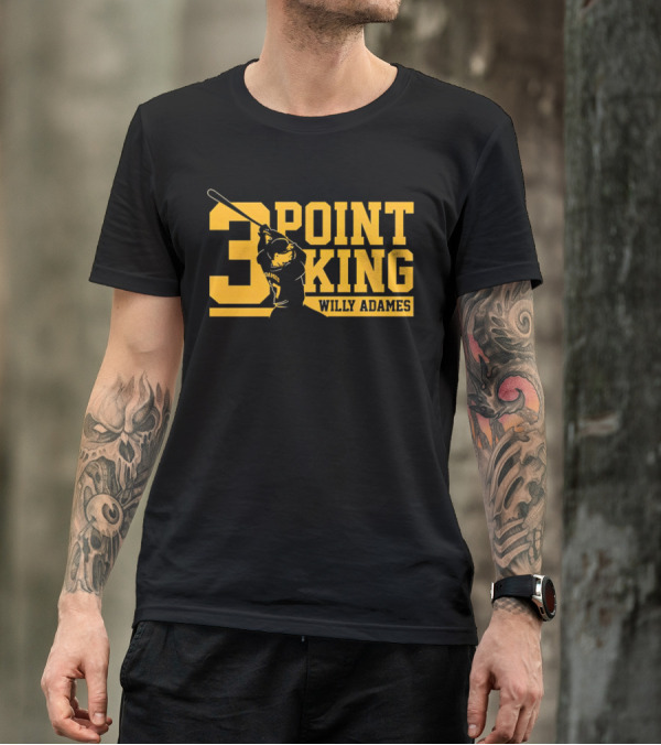 Willy Adames 3 Point King Milwaukee Brewers Baseball T-Shirt