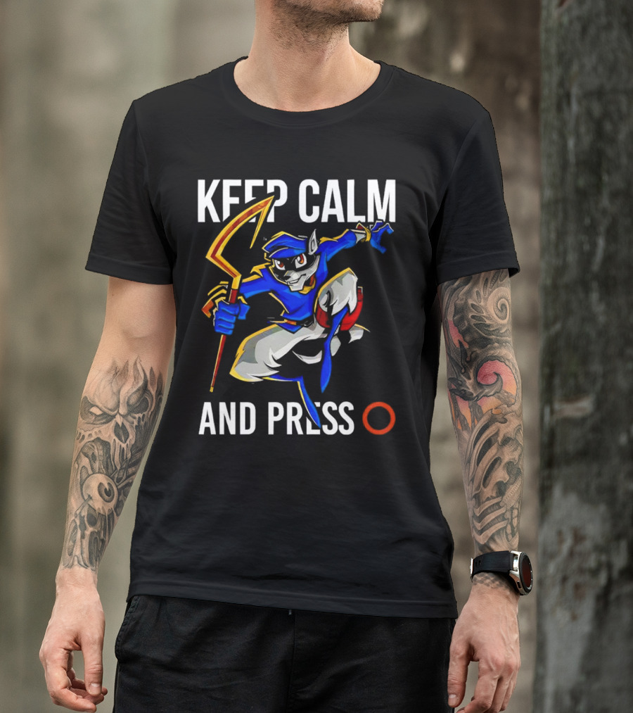 Keep Calm And Press O Sly Cooper T-Shirt