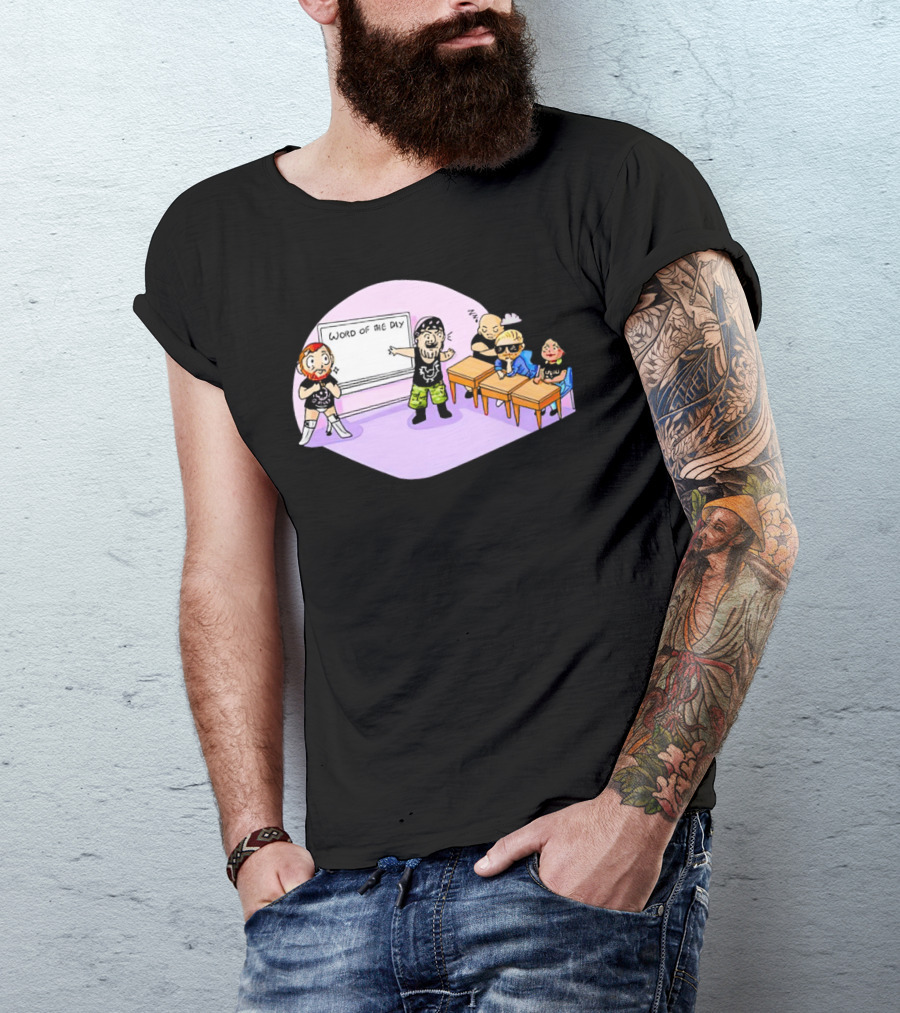 Word Of The Day Classroom With Professor Briscoe Vocab Lessons T-Shirt