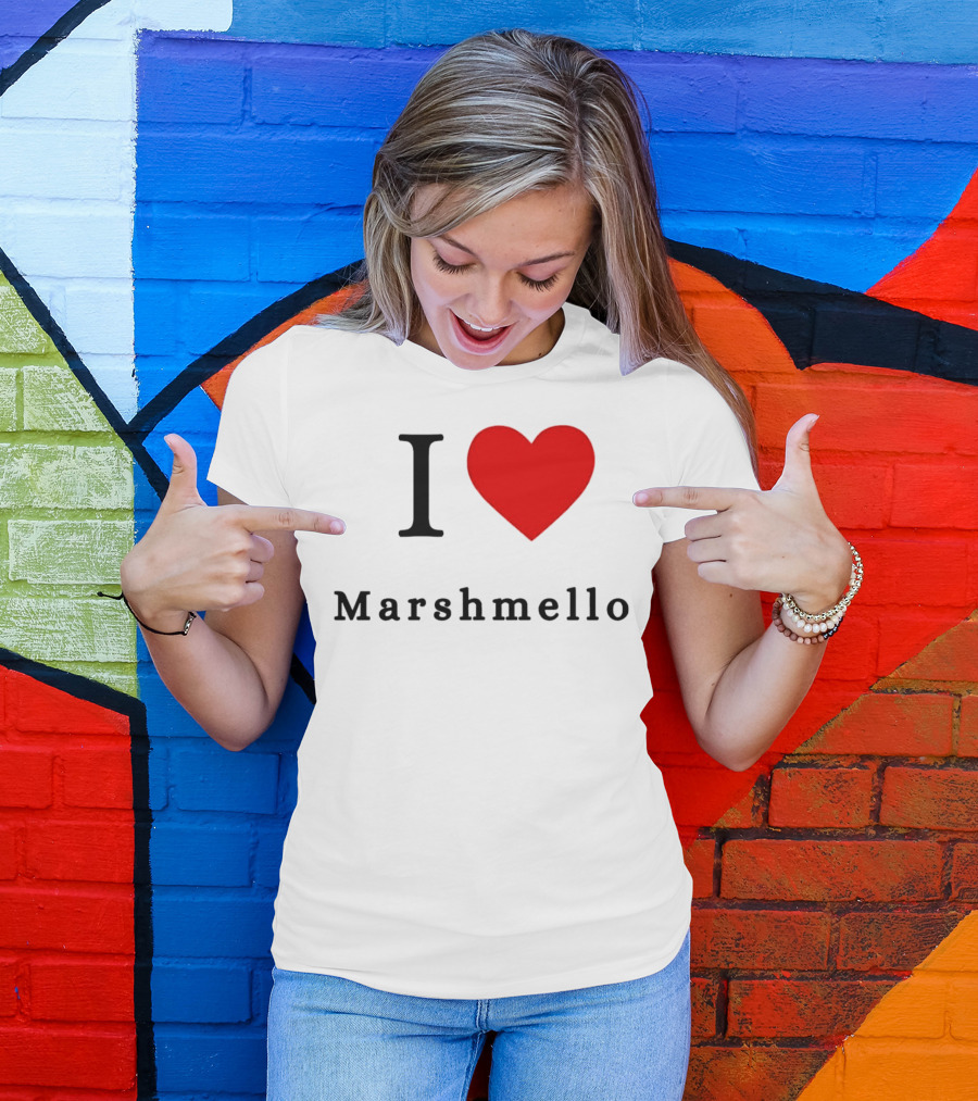 I ❤️ Marshmello T-Shirt