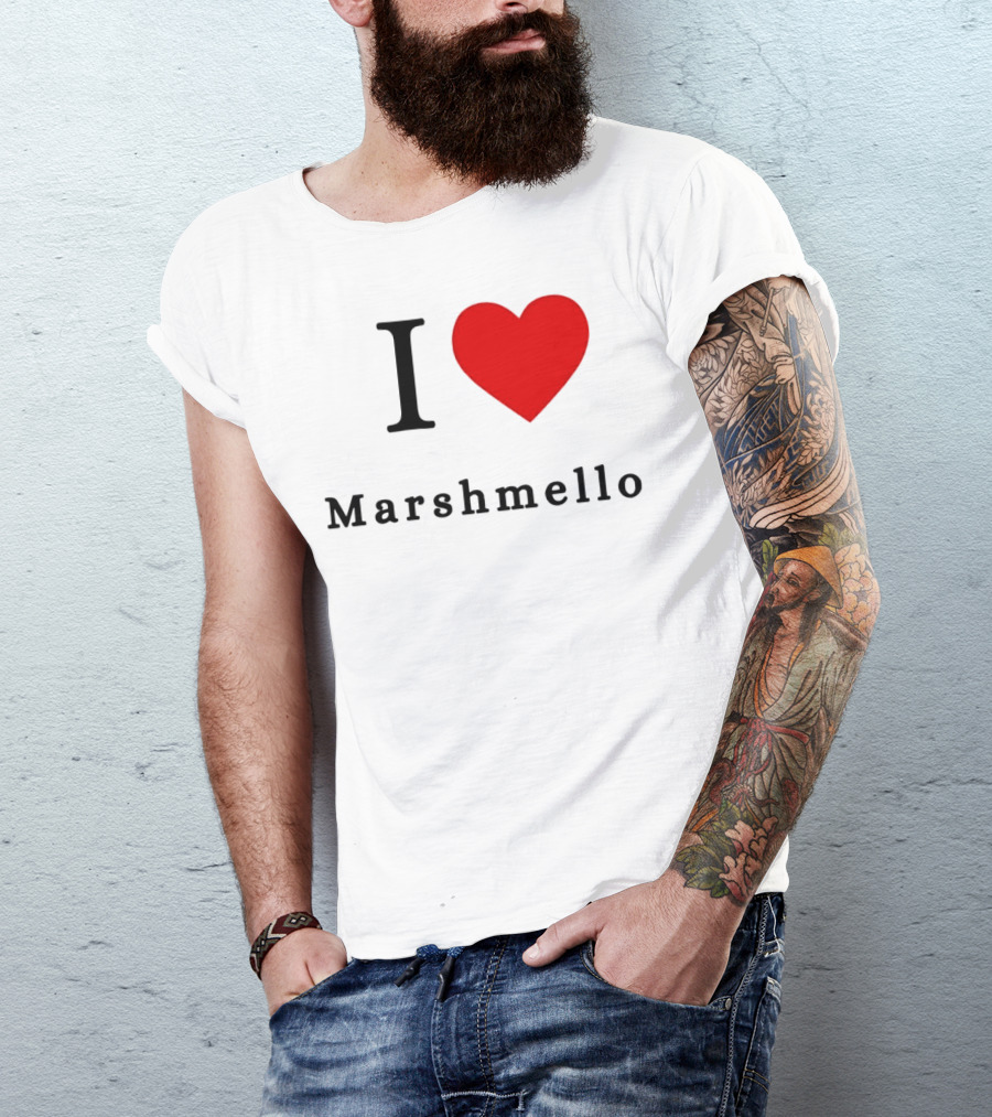 I ❤️ Marshmello T-Shirt