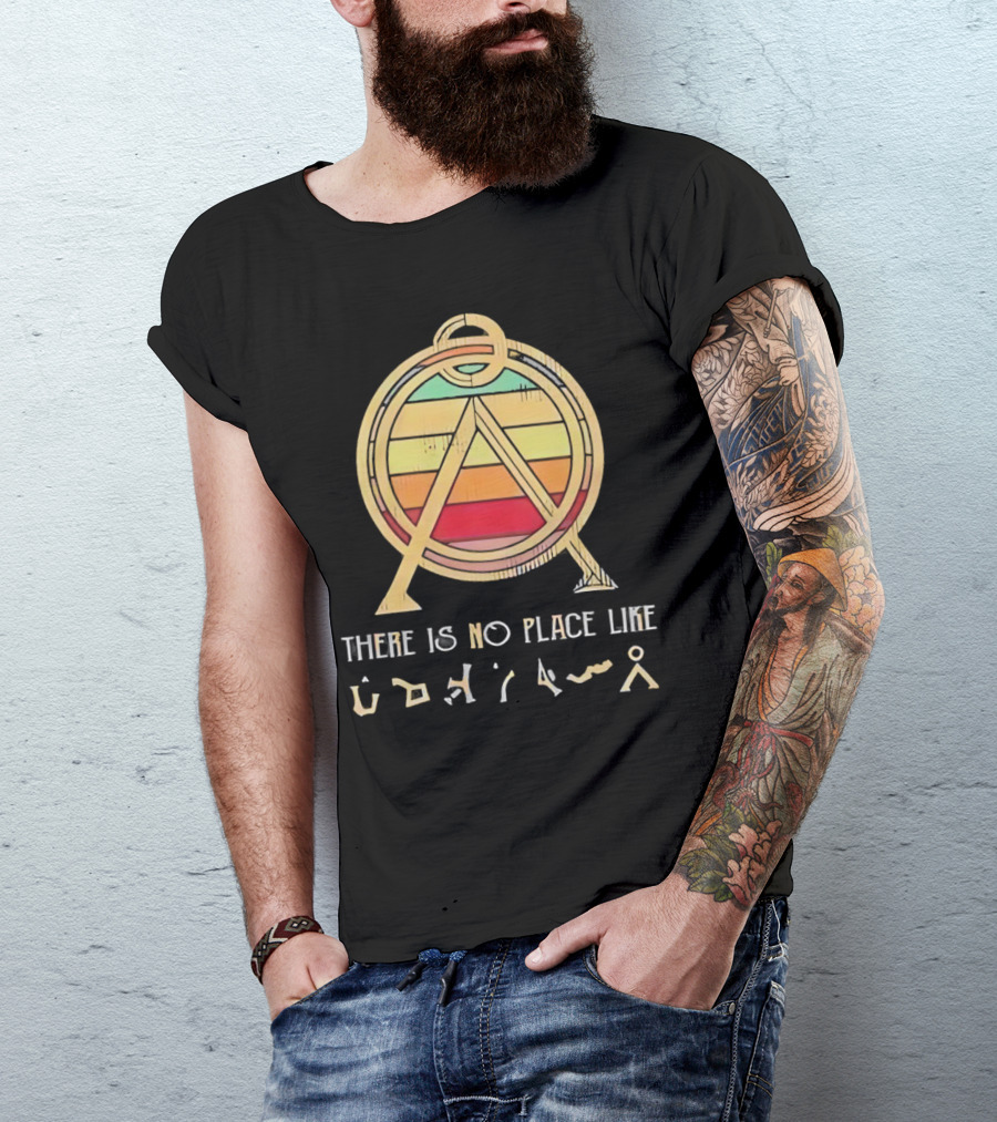 There Is No Place Like Vintage Stargate Inspired Retro Emblem T-Shirt