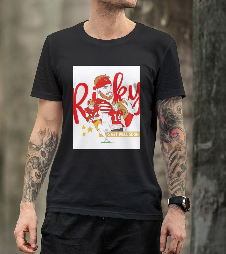 Ricky Pearsall San Francisco 49ers Get Well Soon Football T-Shirt