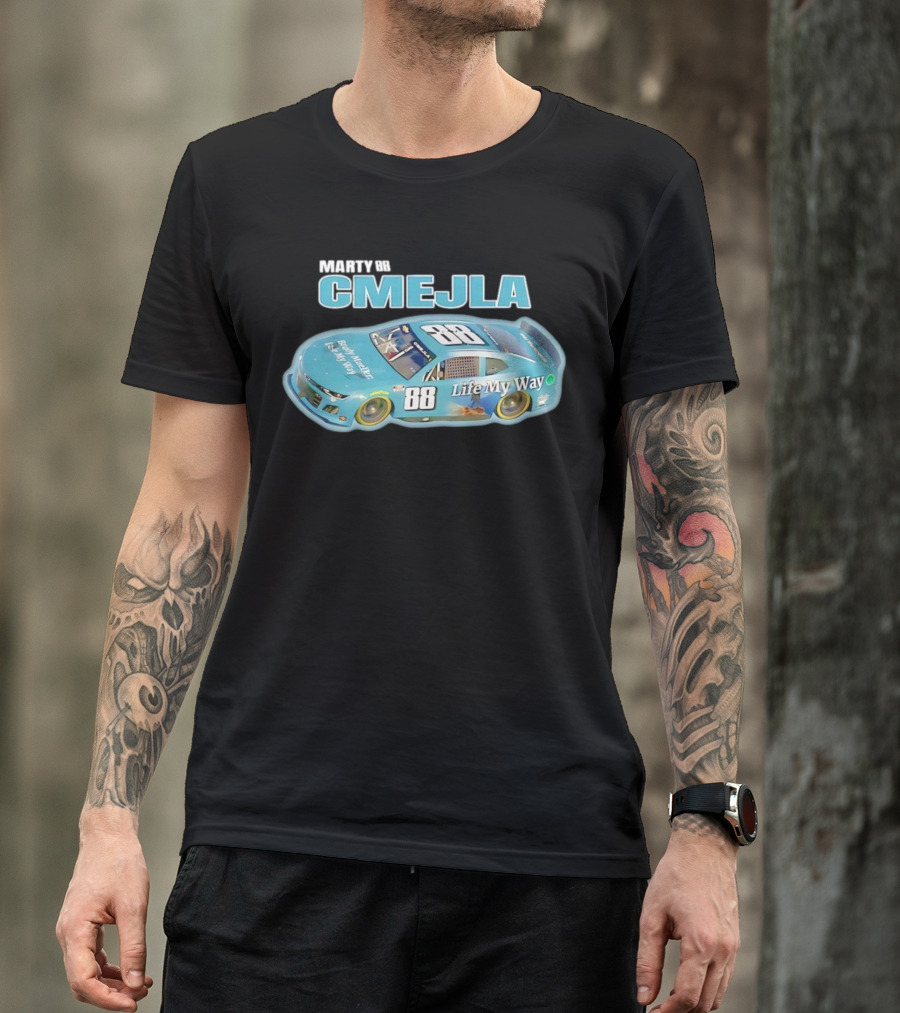 Marty Cmejla 88 Chevrolet Life My Way Racing Brady Mueller T-Shirt
