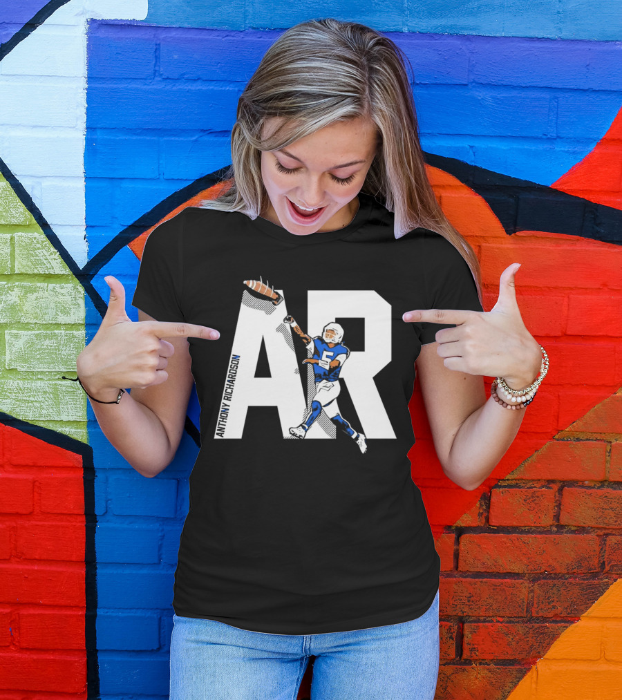 Anthony Richardson AR 5 Rocket Arm Football T-Shirt