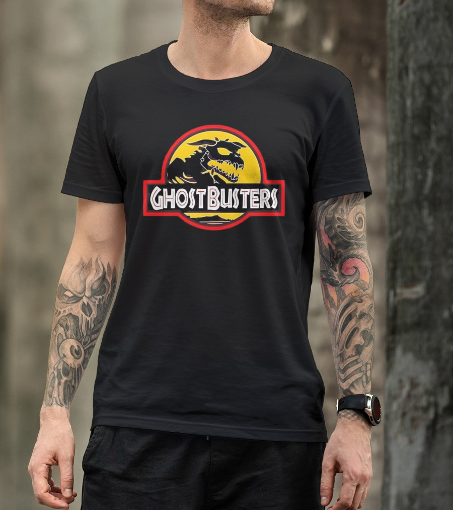 Ghost Busters Dinosaur Logo Jurassic Park T-Shirt