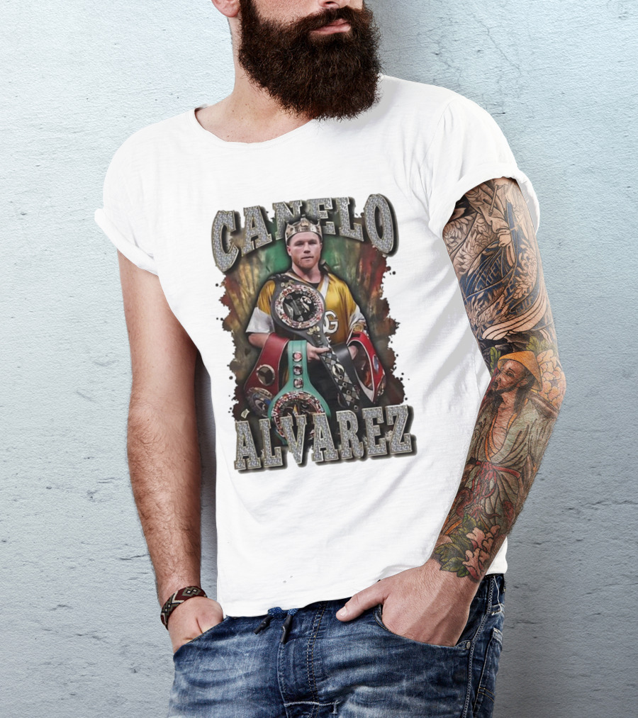Canelo Alvarez Champion Boxing Titles Crown T-Shirt