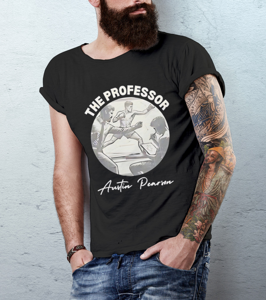 The Professor Austin Pearson Boxing Sketch T-Shirt
