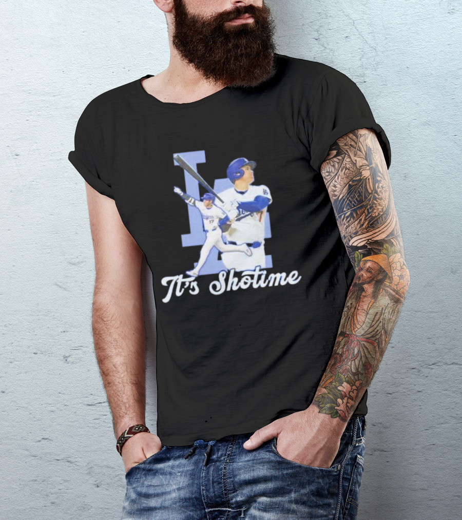It's Shotime LA Shohei Ohtani Los Angeles Dodgers Baseball Player T-Shirt