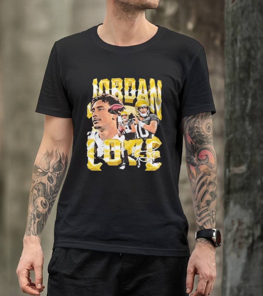 Jordan Love Green Bay Packers Vintage Signature Image T-Shirt