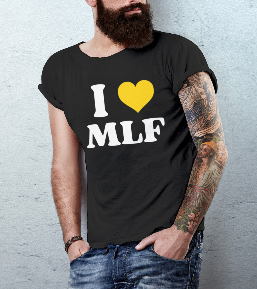 I Love MLF Matt LaFleur Green Bay Packers Fan Gear T-Shirt