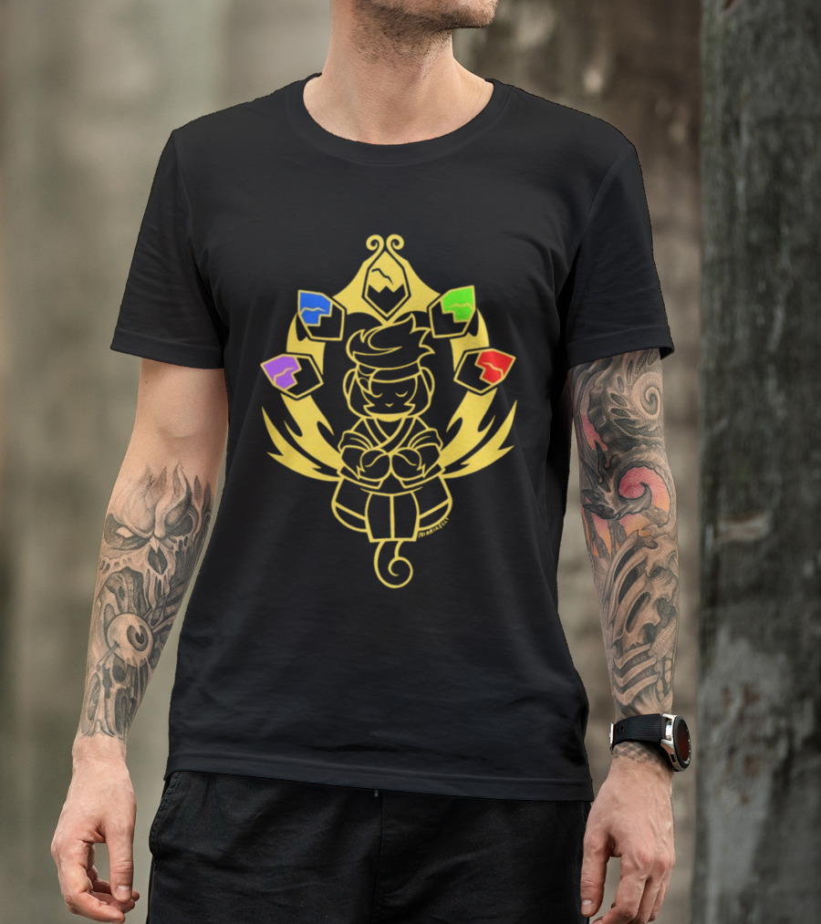 Pokémon Gym Badges T-Shirt