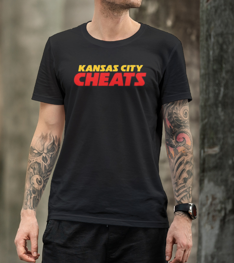 Kansas City Cheats Chiefs Parody Fan T-Shirt