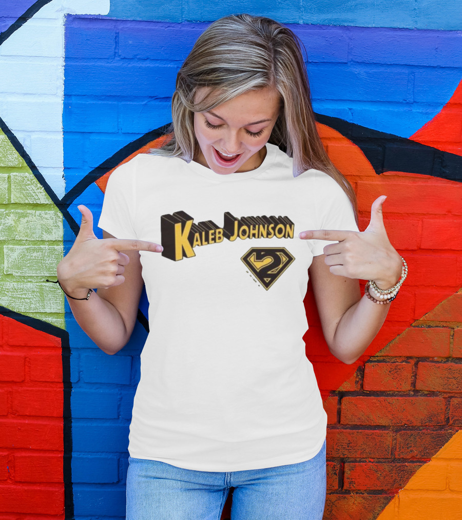 Kaleb Johnson Superman Style Logo Retro T-Shirt