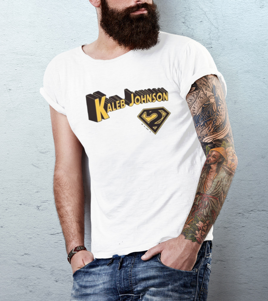 Kaleb Johnson Superman Style Logo Retro T-Shirt