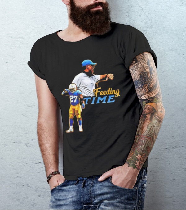 Feeding Time 27 Football Player T-Shirt