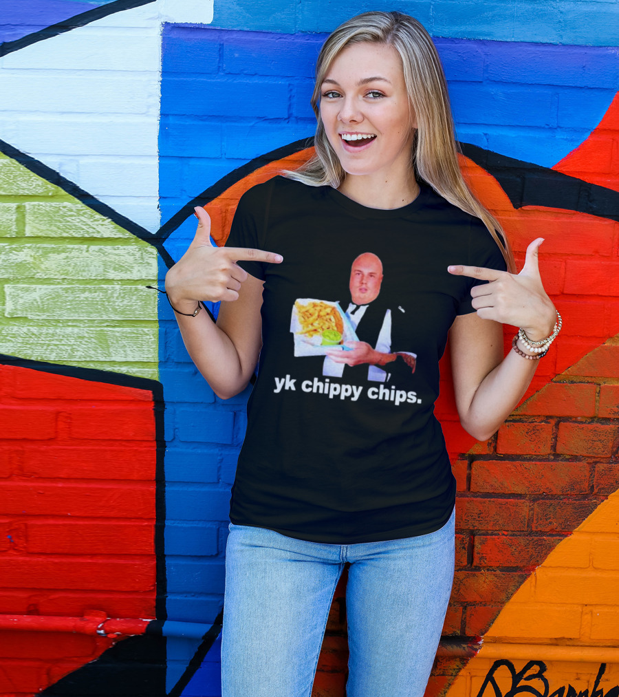 Cole Palmer YK Chippy Chips Dude Holding Fries T-Shirt