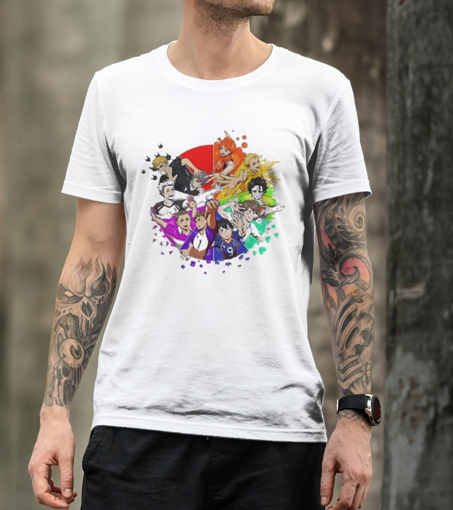 Haikyuu Happy Birthday To The Miya Twins Volleyball Team T-Shirt