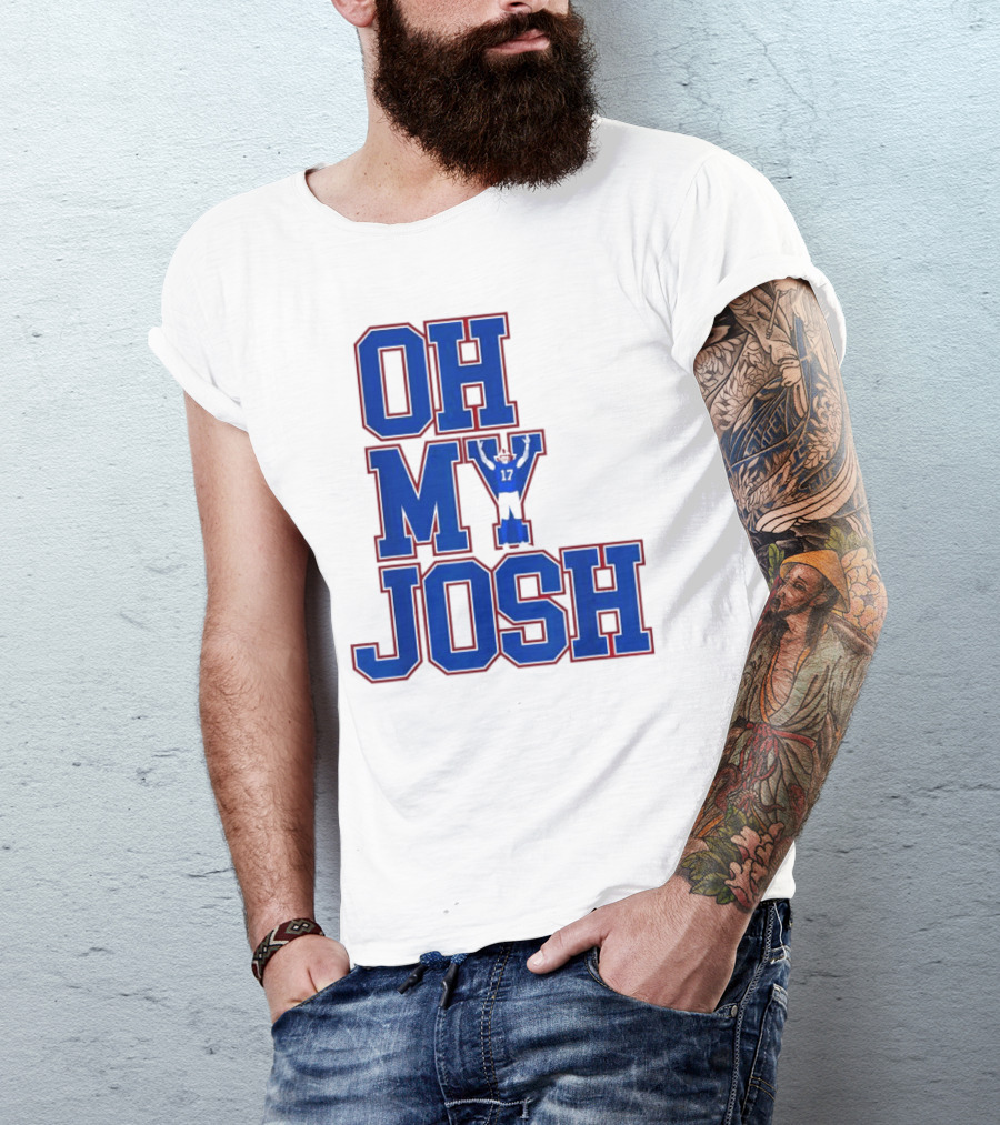 Oh My Josh Buffalo Bills Josh Allen Number 17 Football Player T-Shirt