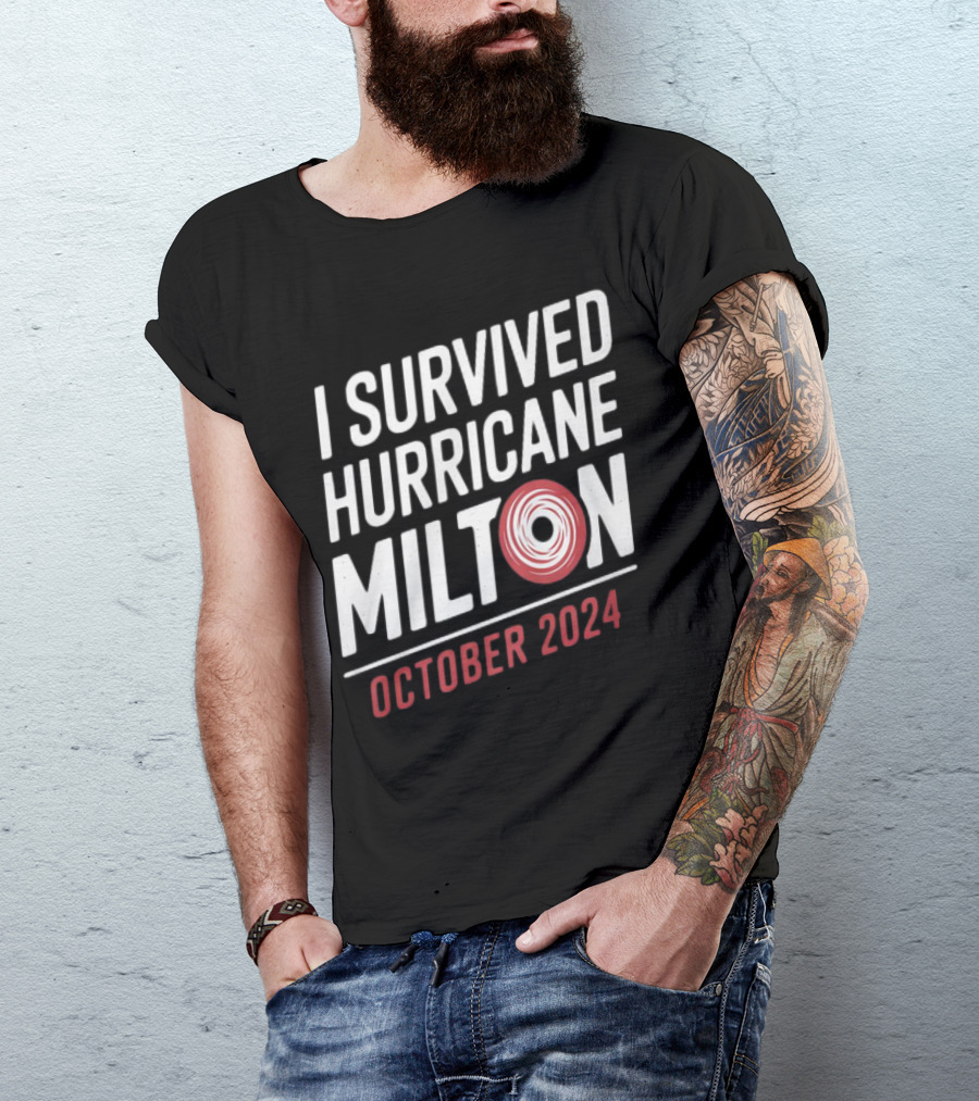 I Survived Hurricane Milton October T-Shirt