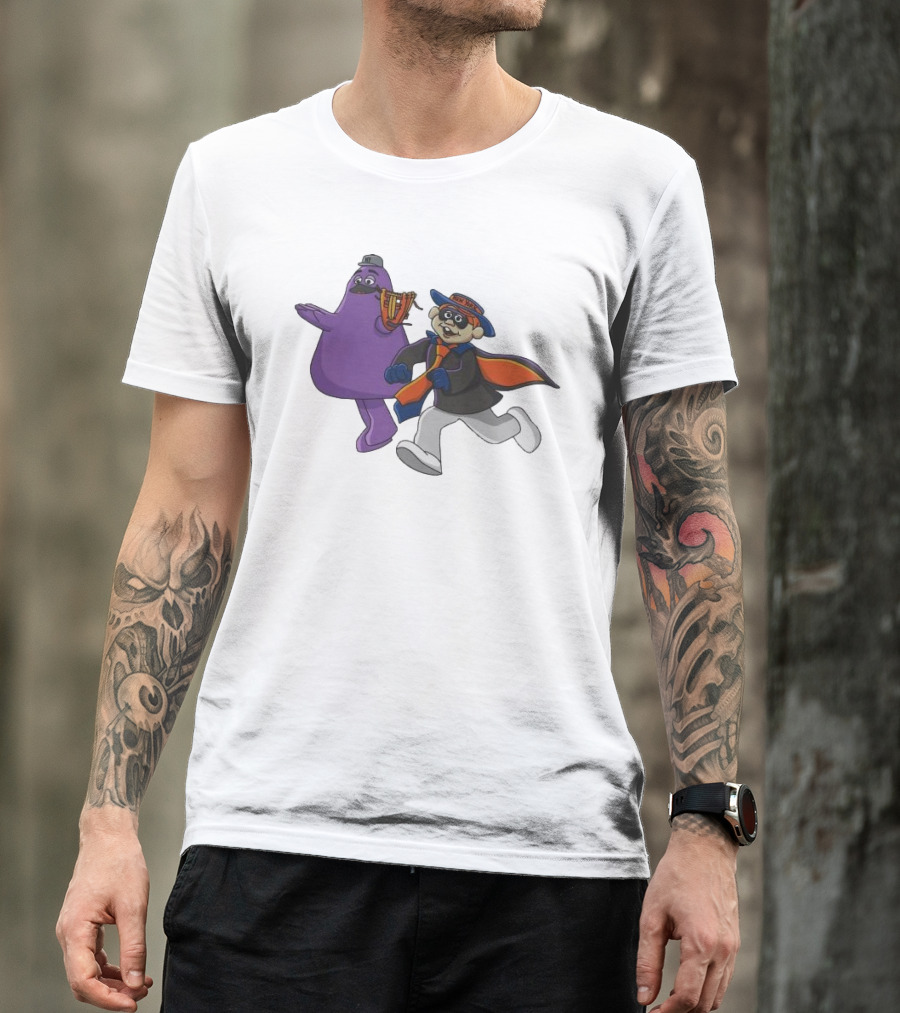 New York Mets Rob The Bank Mascot Heist With Running Characters T-Shirt