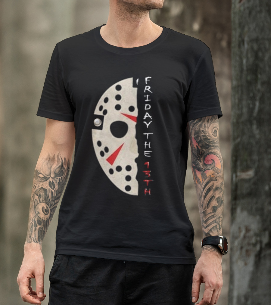 Jason Voorhees Mask Friday The 13th Vintage T-Shirt